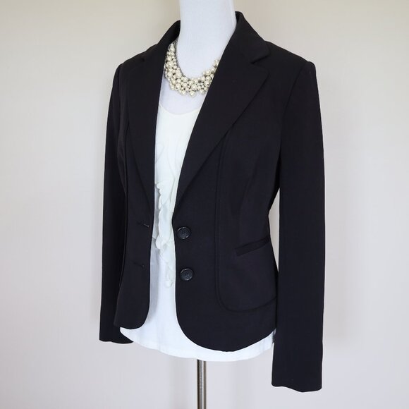 THE LIMITED Size 10 Black Suit Jacket Blazer Career Office - Picture 1 of 11